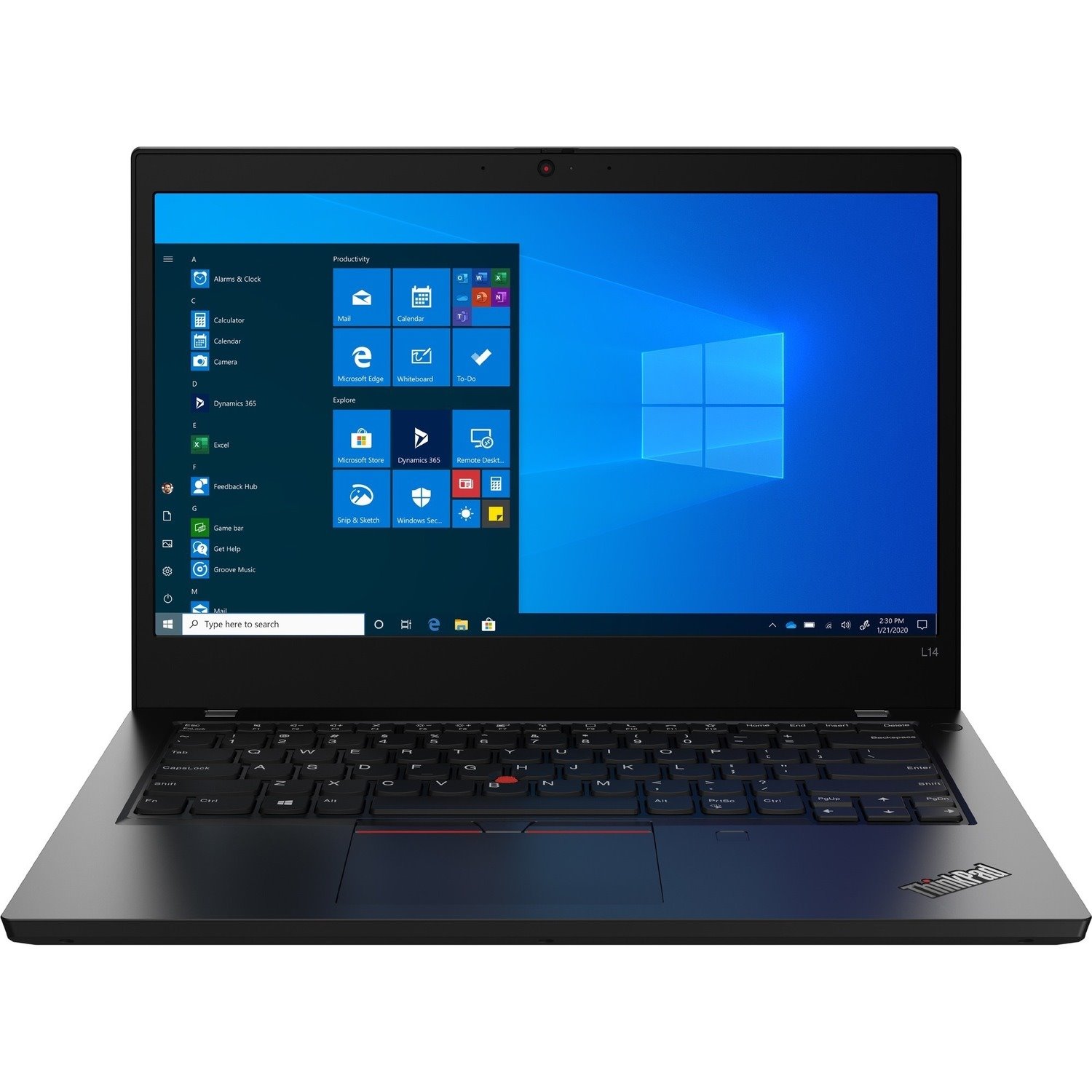 Lenovo ThinkPad L14 Gen1 20U5000TUS 14" Touchscreen Notebook - Full HD - AMD Ryzen 5 4650U - 8 GB - 256 GB SSD - English (US) Keyboard - Glossy Black