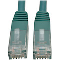 Eaton Tripp Lite Series Cat6 Gigabit Molded (UTP) Ethernet Cable (RJ45 M/M), PoE, Green, 7 ft. (2.13 m)