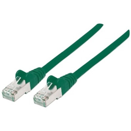 Network Patch Cable, Cat7 Cable/Cat6A Plugs, 3m, Green, Copper, S/FTP, LSOH / LSZH, PVC, RJ45, Gold Plated Contacts, Snagless, Booted, Lifetime Warranty, Polybag