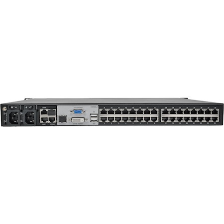 Tripp Lite by Eaton NetDirector 32-Port Cat5 KVM over IP Switch - Virtual Media, 4 Remote + 1 Local User, 1U Rack-Mount, TAA