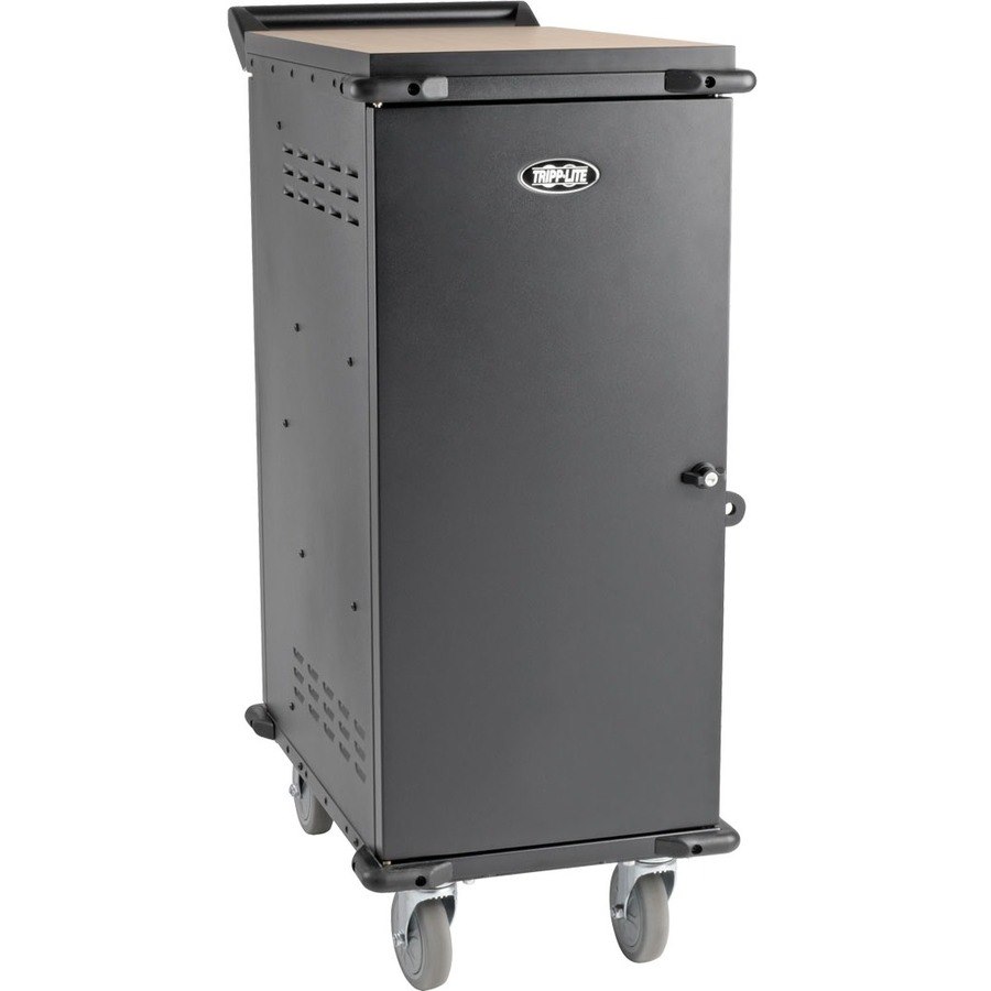 Tripp Lite by Eaton 21-Device AC Charging Cart for Laptops and Chromebooks - 120V, NEMA 5-15P, 10 ft. (3.05 m) Cord, Black