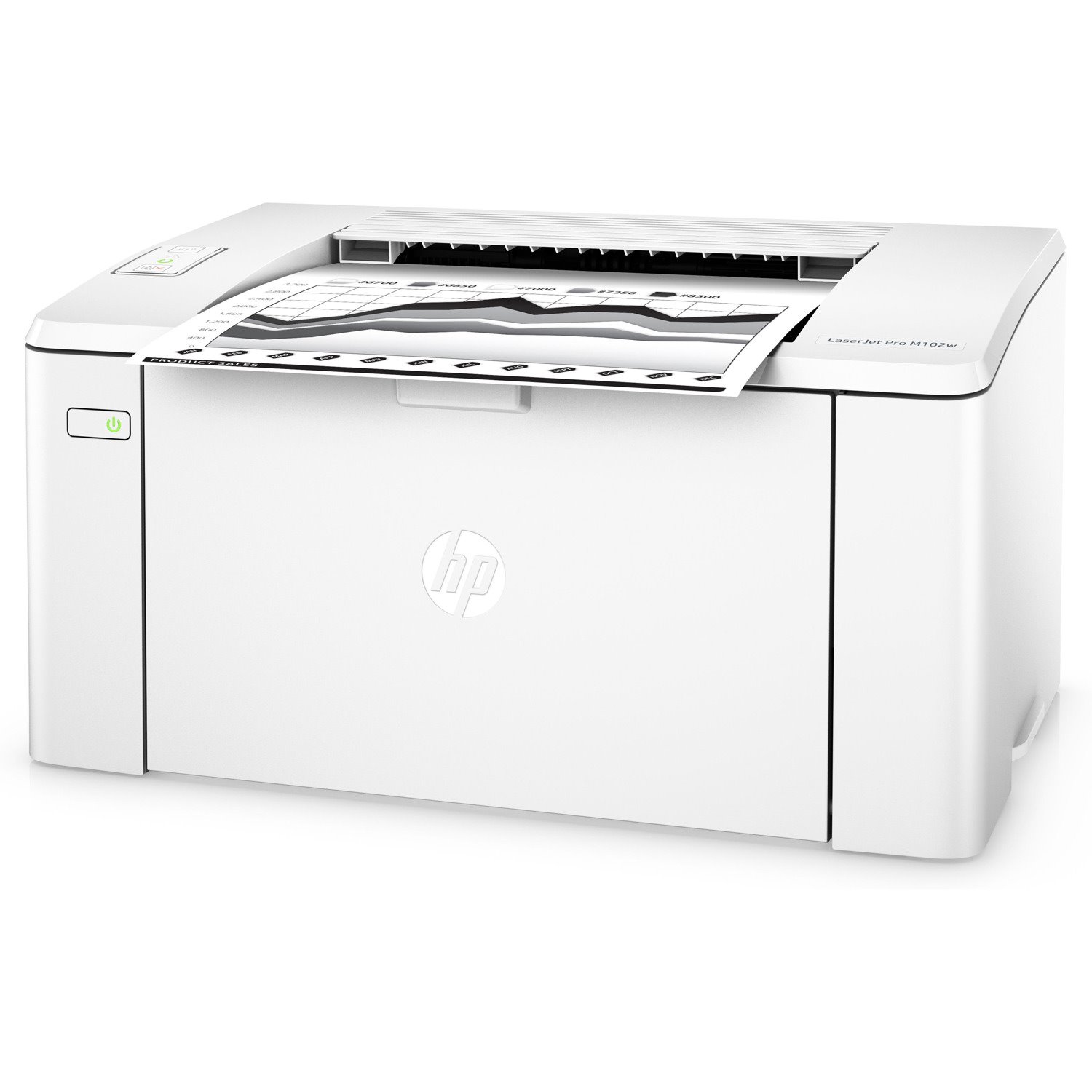 HP LaserJet Pro M102 M102w Desktop Laser Printer - Monochrome