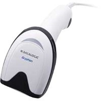 Datalogic Gryphon GM4200 Handheld Barcode Scanner Kit - Cable Connectivity - White