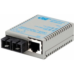 miConverter/S 10/100/1000 Gigabit Ethernet Fiber Media Converter RJ45 SC Multimode 550m