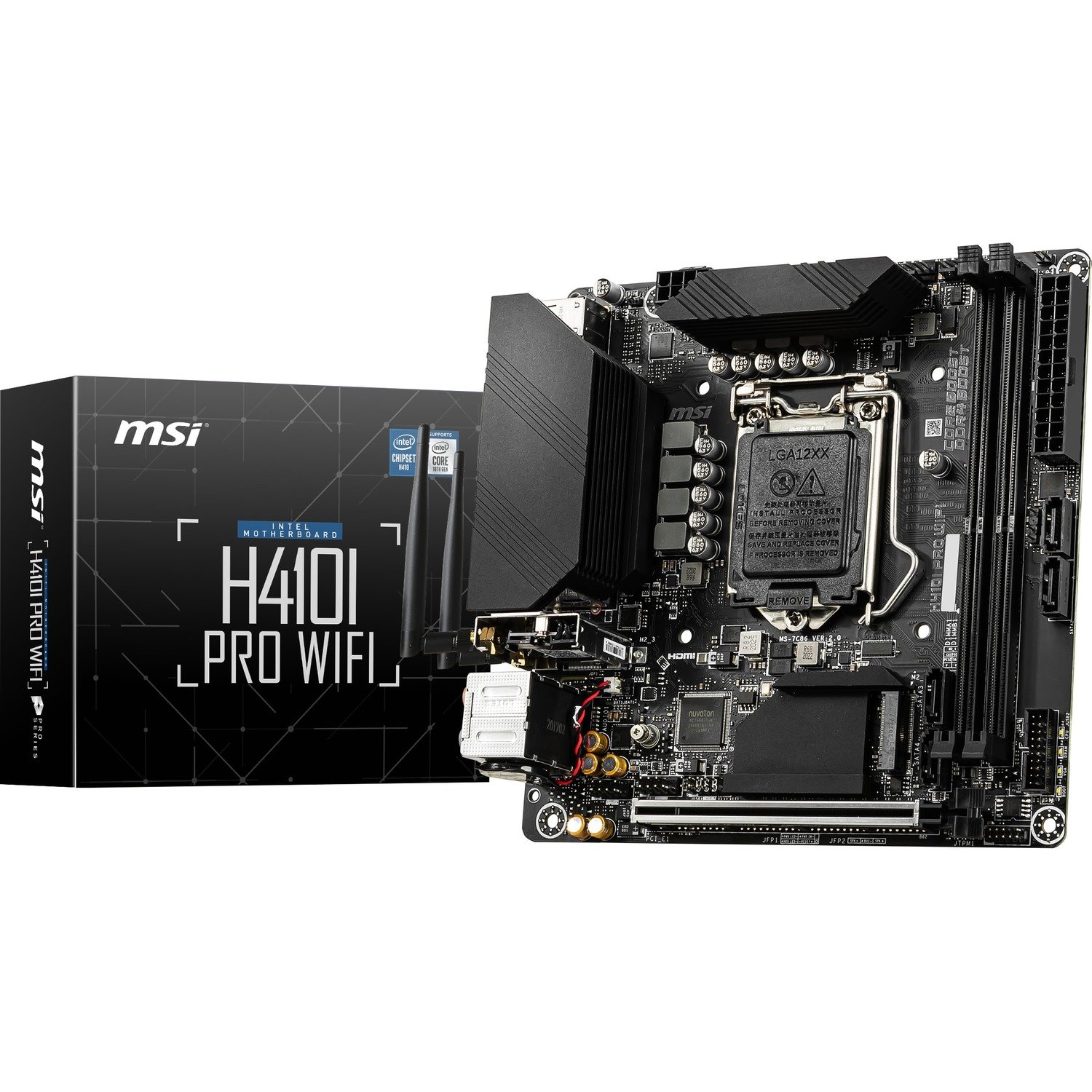 MSI H410I PRO WIFI ITX Motherboard support Intel LGA CPU