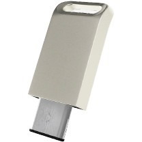 Transcend JetFlash 850 64 GB USB 3.1 Flash Drive - Silver