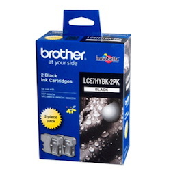 Brother Original Inkjet Ink Cartridge - Black - 2 / Pack