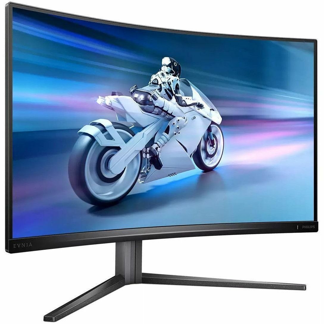 Philips Evnia 32M2C5500W/00 32" Class WQHD Curved Screen Gaming LED Monitor - 16:9 - Textured Dark Slate