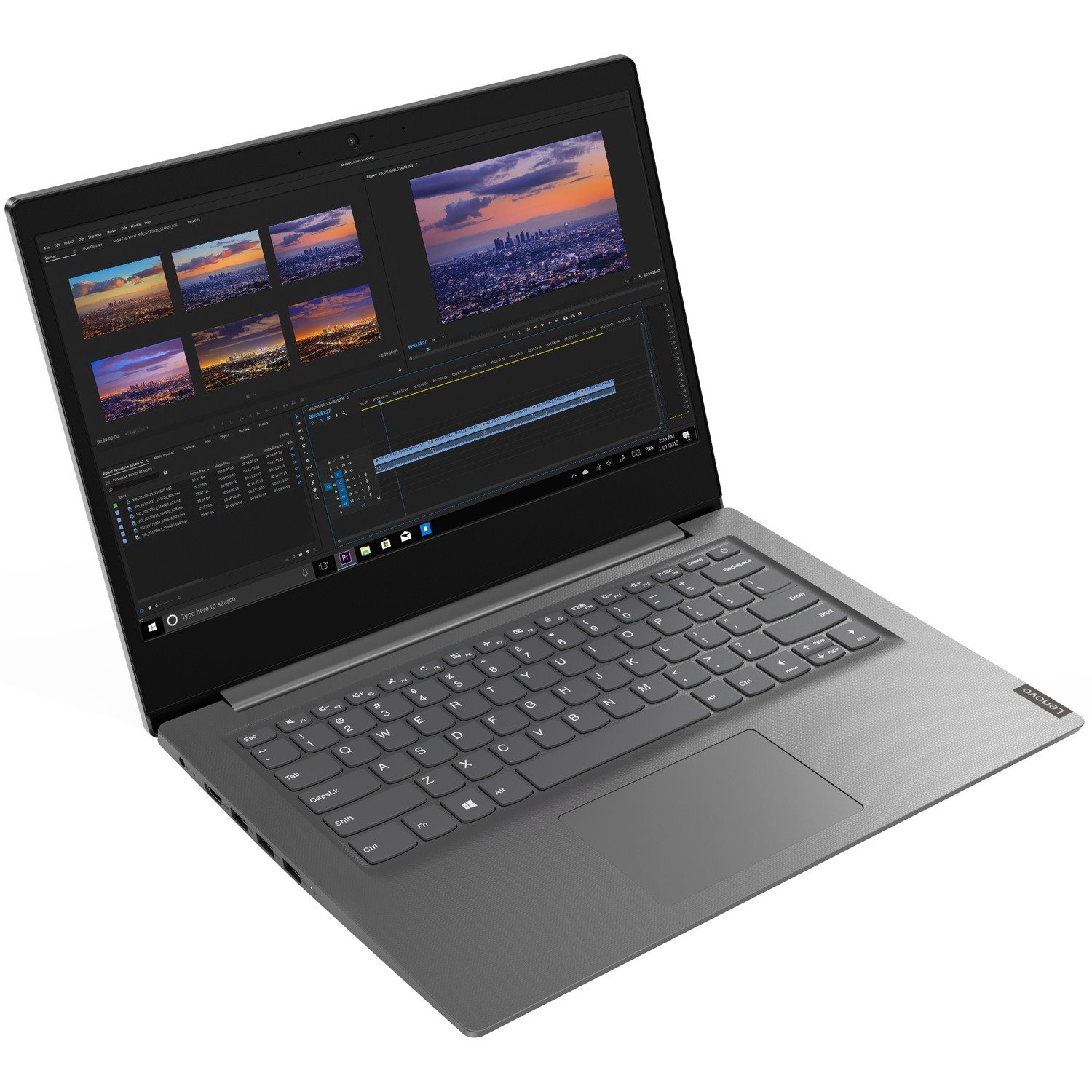 Lenovo V15 ADA 82C7001QUS 15.6" Notebook - Full HD - 1920 x 1080 - AMD Ryzen 5 3500U Quad-core (4 Core) 2.10 GHz - 8 GB Total RAM - 256 GB SSD - Iron Gray