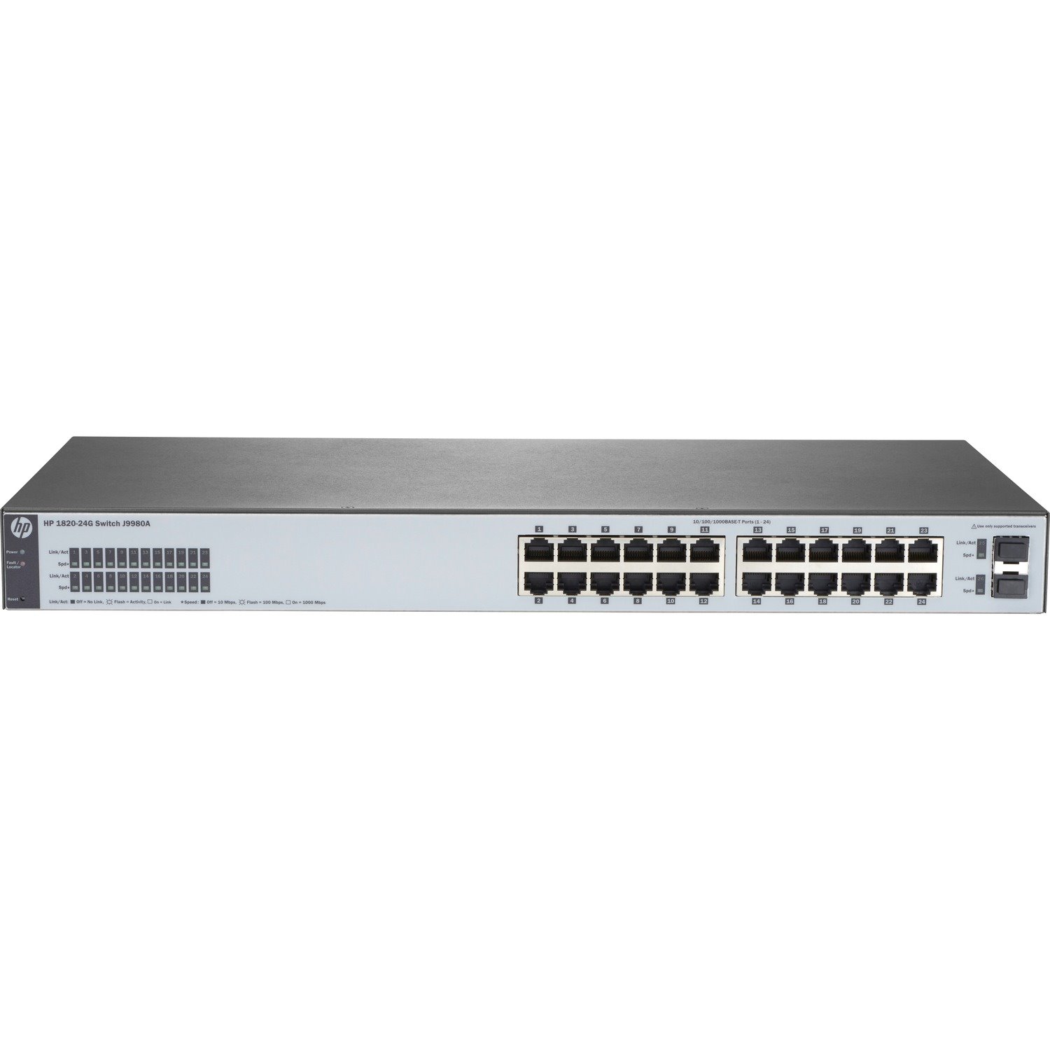 HPE 1820 1820-24G 24 Ports Manageable Ethernet Switch - 10/100/1000Base-T, 1000Base-X