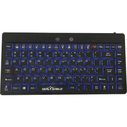 Seal Shield SW89G Keyboard - Cable Connectivity - USB Interface - English (US) - QWERTY Layout - White