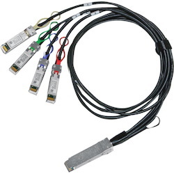 NVIDIA 100GbE to 4x25GbE (QSFP28 to 4xSFP28) Direct Attach Copper Splitter Cable