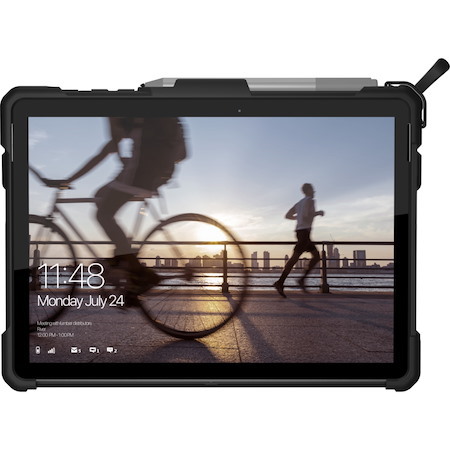 Urban Armor Gear Plasma Carrying Case for 26.7 cm (10.5") Microsoft Surface Go, Surface Go 2, Surface Go 3 Tablet, Keyboard, Stylus - Ice, Translucent