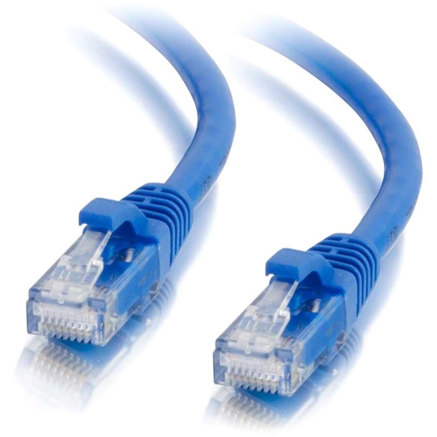 C2G 25ft Cat6a Unshielded Ethernet Cable Cat 6a Network Patch Cable - Blue