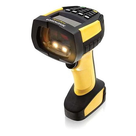 Datalogic PowerScan PM9600 Industrial, Warehouse, Manufacturing, Logistics, Retail, Inventory Handheld Barcode Scanner Kit - Wireless Connectivity - Black, Yellow