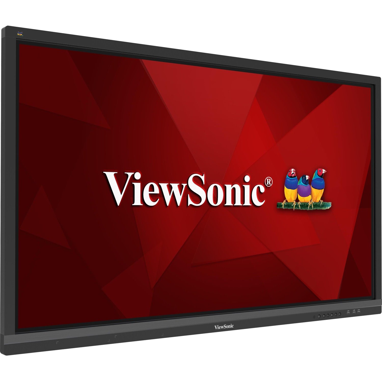 ViewSonic IFP6550 65 Inch ViewBoard 4K Interactive Flat Panel Display with 20-Point Touch, Integrated Microphone and HDMI, RJ45