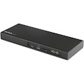 StarTech.com USB Type C Docking Station for Notebook/Monitor - Memory Card Reader - SD, SDXC, SDHC, microSDHC - 85 W - Black - TAA Compliant