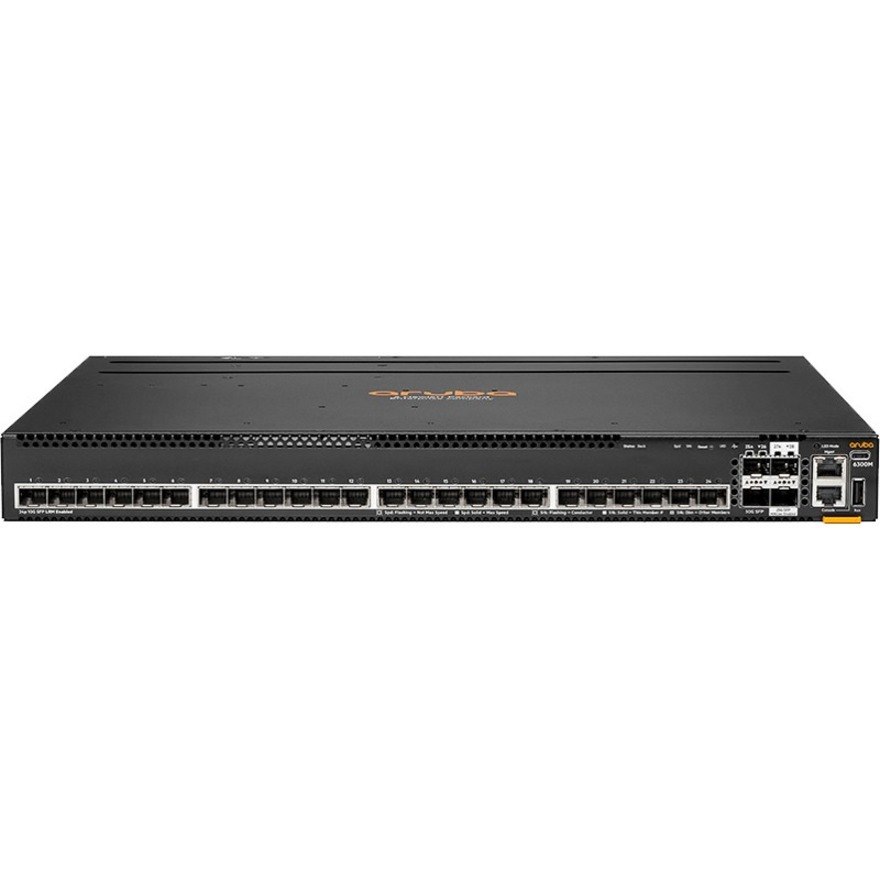 Aruba CX 6300 Manageable Layer 3 Switch - 10 Gigabit Ethernet, 25 Gigabit Ethernet, 50 Gigabit Ethernet - 10GBase-X, 25GBase-X, 50GBase-X