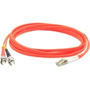 AddOn 40m LC (Male) to ST (Male) Orange OM1 Duplex Fiber OFNR (Riser-Rated) Patch Cable