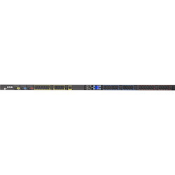 Eaton Metered Input rack PDU, 0U, L21-30P input, 8.64 kW max, 120/208V, 24A, 10 ft cord, Three-phase, Outlets: (1) 5-20R, (30) C13 Outlet grip, (6) C19 Outlet grip