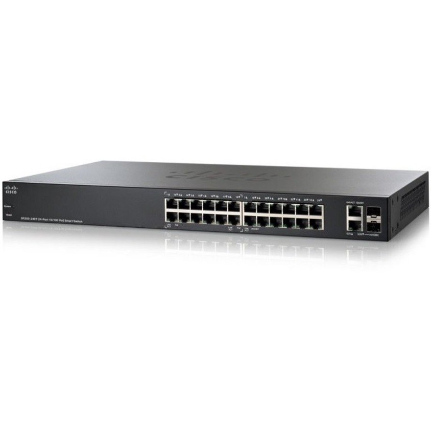 Cisco SF200-24FP 24-port 10 100 Full-PoE Smart Switch