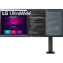 LG Ultrawide 34WN780-B 34" Class UW-QHD LCD Monitor - 21:9 - Textured Black