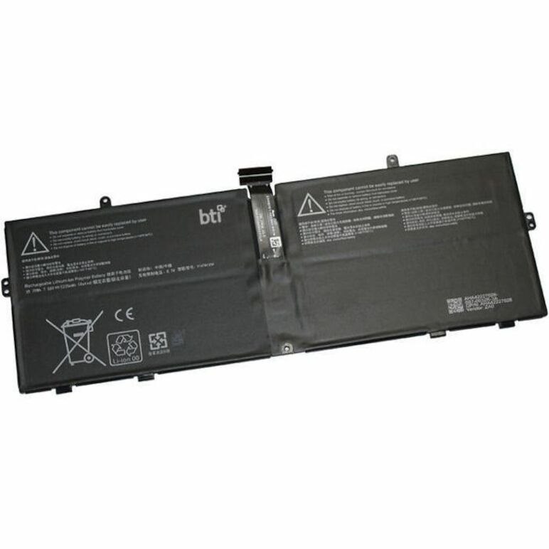 BTI DYNZ02-BTI 7.48V 39.7WHR LI-ION BATTERY DYNZ02, AHA42227028, AHA42227027, 916TA135H, MS SURFACE LAPTOP GO 12.4" (Model 1943), GO Model 1943, GO 1943, GO 2 (Model 2013), GO 2 Model 2013, GO 2 2013