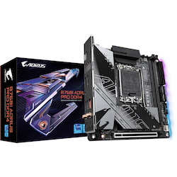 Aorus Ultra Durable B760I AORUS PRO DDR4 Gaming Desktop Motherboard - Intel B760 Chipset - Socket LGA-1700 - Mini ITX