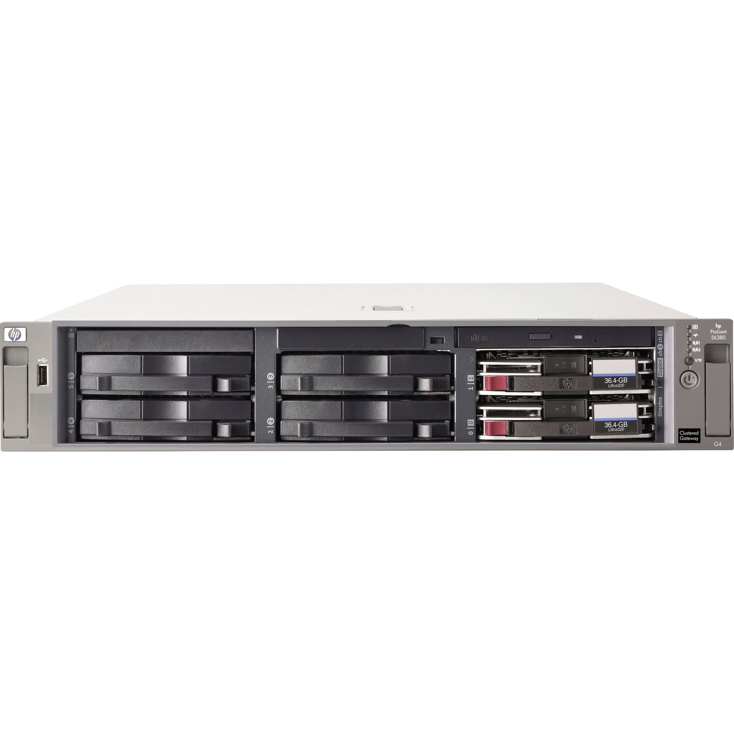 HPE ProLiant DL380 G4 2U Rack Server - 1 x Intel Xeon 3 GHz - 2 GB RAM - Ultra320 SCSI, Ultra ATA Controller