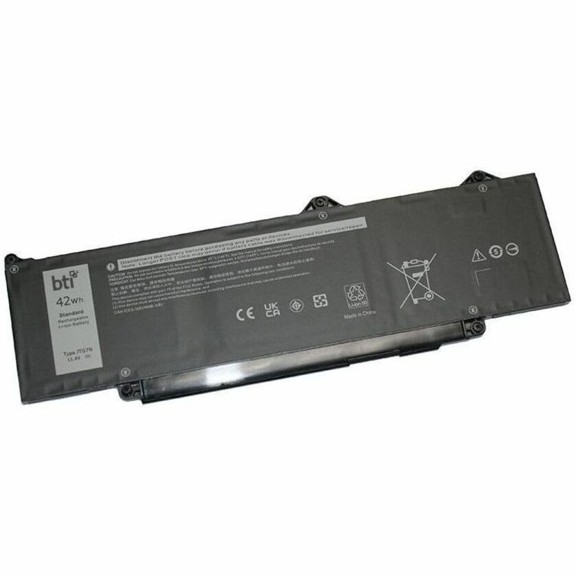 BTI JTG7N-BTI 3-CELL 11.4V LI-ION BATTERY JTG7N, 542WP, 0542WP, CN-0542WP