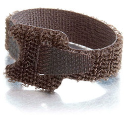 C2G 6in Hook-and-Loop Cable Management Straps - Brown - 12pk