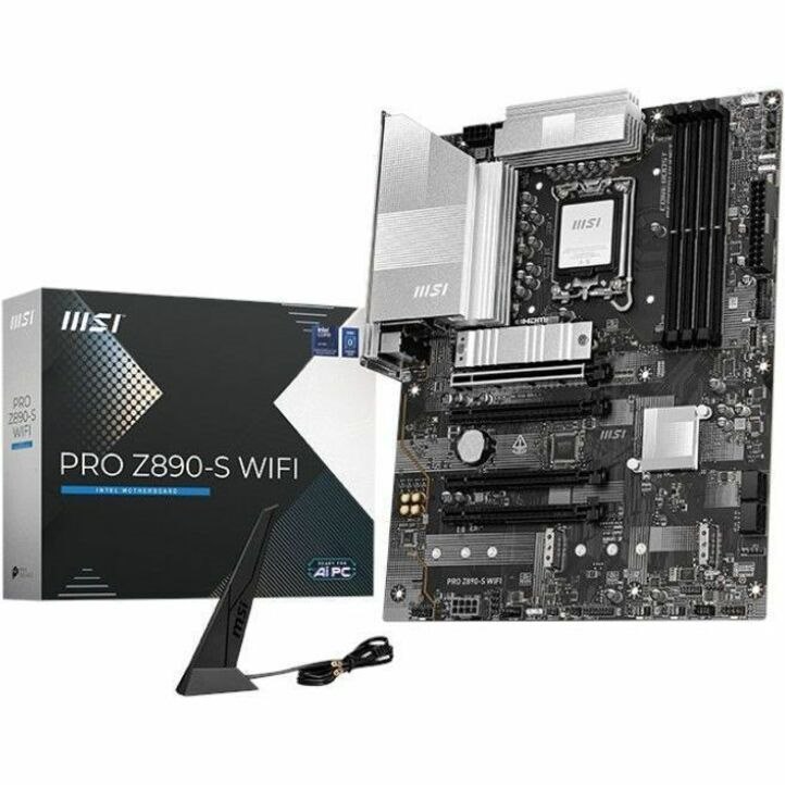 MSI PRO Z890-S WIFI ATX MOTHERBOARD LGA 1851 for Intel Core Ultra CPU