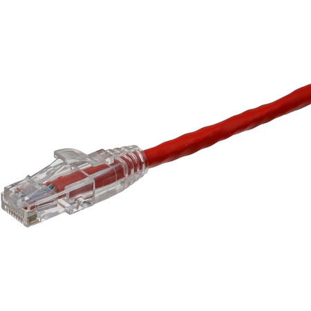 Axiom 200FT CAT6 UTP 550mhz Patch Cable Clear Snagless Boot (Red) - TAA Compliant