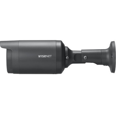 Wisenet LNO-6022R 2 Megapixel Outdoor HD Network Camera - Color, Monochrome - Bullet - Dark Gray