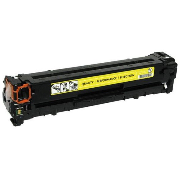 CTG Remanufactured Laser Toner Cartridge - Alternative for HP 125A (CB542A) - Yellow - 1 Each