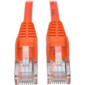 Eaton Tripp Lite Series Cat5e 350 MHz Snagless Molded (UTP) Ethernet Cable (RJ45 M/M), PoE - Orange, 25 ft. (7.62 m)