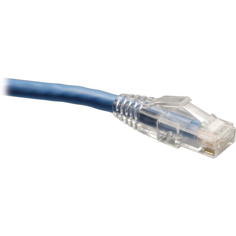 Eaton Tripp Lite Series Cat6 Gigabit Solid Conductor Snagless UTP Ethernet Cable (RJ45 M/M), PoE, Blue, 125 ft. (38.1 m)