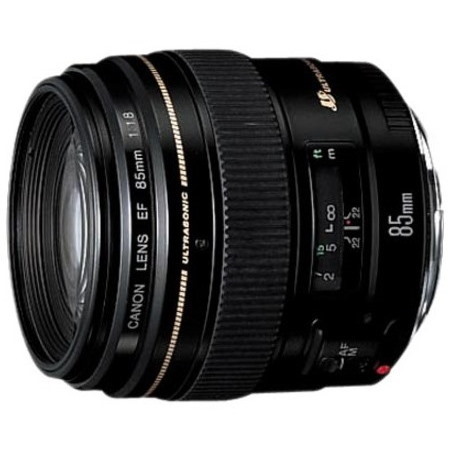 Canon - 85 mm - f/22 - f/1.8 - Telephoto Fixed Lens for Canon EF/EF-S