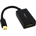 StarTech.com Mini DisplayPort to HDMI Adapter, Mini DP to HDMI Video Converter for Monitor/Display, 1080p, Passive mDP 1.2 to HDMI Adapter