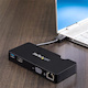 StarTech.com USB 3.0 Multiport Adapter + USB-C to USB-A Cable - Mac & Windows - For USB-A or USB-C laptops - HDMI & VGA - 1x USB-A Port - GbE