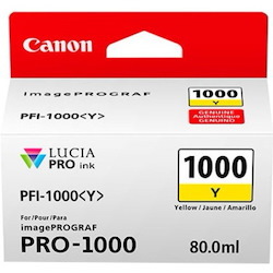 Canon LUCIA PRO PFI-1000Y Original Inkjet Ink Cartridge - Yellow Pack