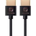 Monoprice Ultra Slim Series High Speed HDMI Cable, 3ft Black
