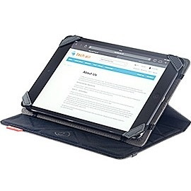 tech air Carrying Case (Flip) for 25.7 cm (10.1") Tablet - Black/Grey