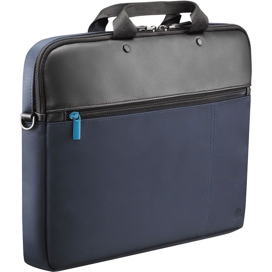 MOBILIS Executive Carrying Case (Briefcase) for 27.9 cm (11") to 35.6 cm (14") Notebook - Navy Blue, Black