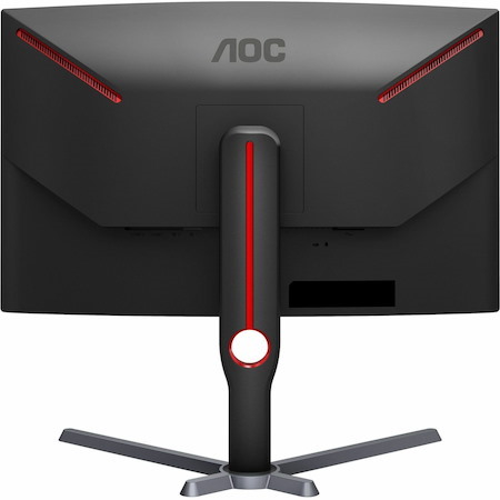 AOC CQ27G3Z 27" Class WQHD Curved Screen Gaming LED Monitor - 16:9 - Black, Red