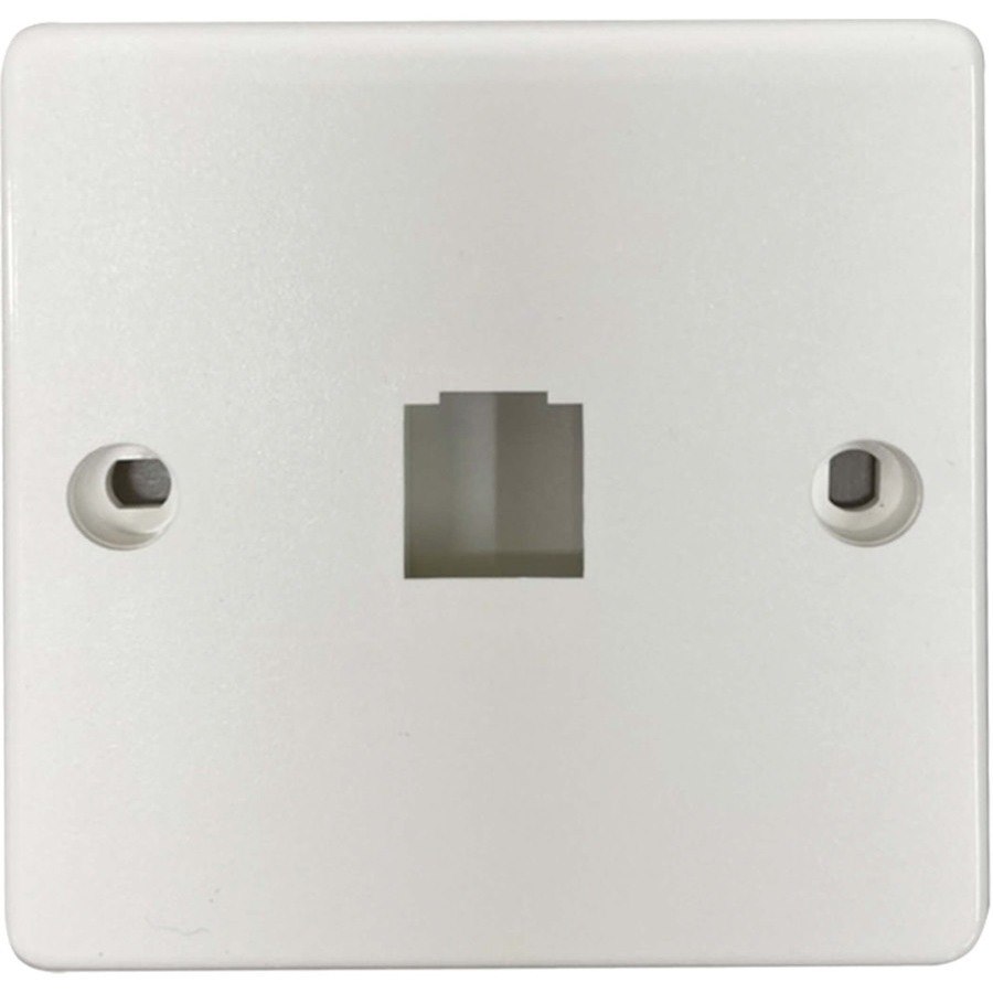 Eaton Tripp Lite Series 1-Port French-Style Wall Plate, White, TAA