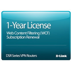 D-Link DSR-150 Dynamic Web Content Filtering License, 12-months