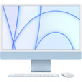 Apple iMac MJV93X/A All-in-One Computer - Apple M1 Octa-core (8 Core) - 8 GB RAM - 256 GB SSD - 24" 4.5K 4480 x 2520 - Desktop - Blue