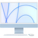 Apple iMac MJV93X/A All-in-One Computer - Apple M1 Octa-core (8 Core) - 8 GB RAM - 256 GB SSD - 24" 4.5K 4480 x 2520 - Desktop - Blue