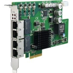 Advantech PCIE-1674E Gigabit Ethernet Card for Server - 10/100/1000Base-TX - Plug-in Card
